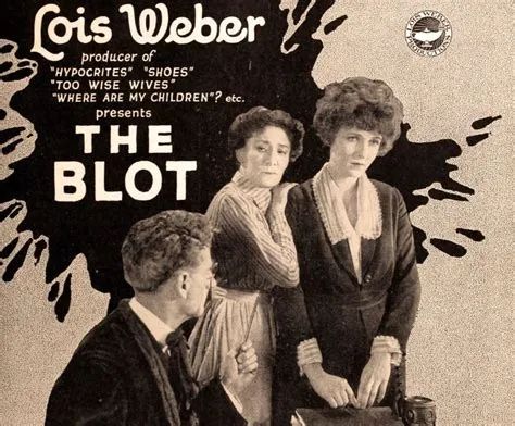 The Blot - a Silent Era Story of Guilt and Redemption?